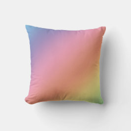 Almofada Pastel Rainbow Throw Pillow