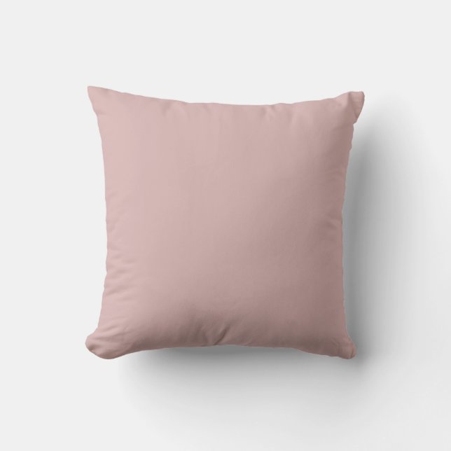 Almofada Pastel Rosa Dusky Antiquado (Frente)