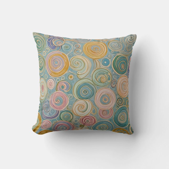 Almofada Pastel Swirls (Frente)