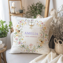 Pastel Wildflower Fairy Garden Baby Nursery