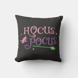 Almofada Pastel Witch Hocus Pocus Halloween Broomstick