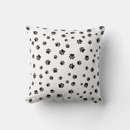 Almofada Pata de animal de estimação - Padrão contínuo de c