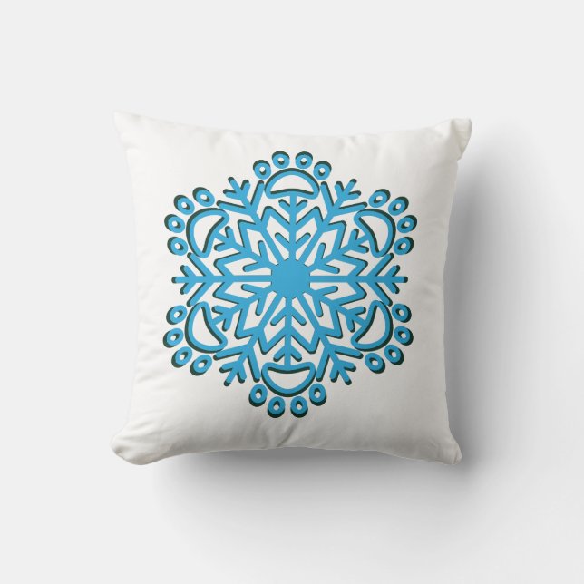 Almofada Pata de Cão Floco de Neve (Frente)