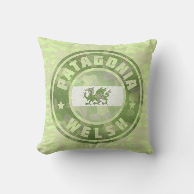 Almofada Patagonia Welsh Camo Flag (Frente)