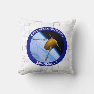 Almofada Patch da Missão de Satélite Idaho Spudnik