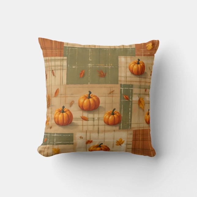Almofada Patch da Xadrez russa | Travesseiro decorativo de  (Frente)