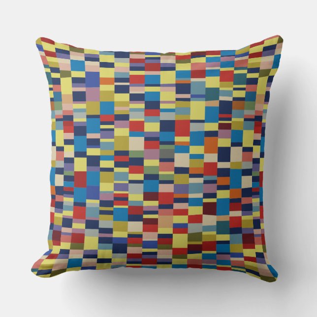 Almofada Patchwork de cores 061120 (Frente)