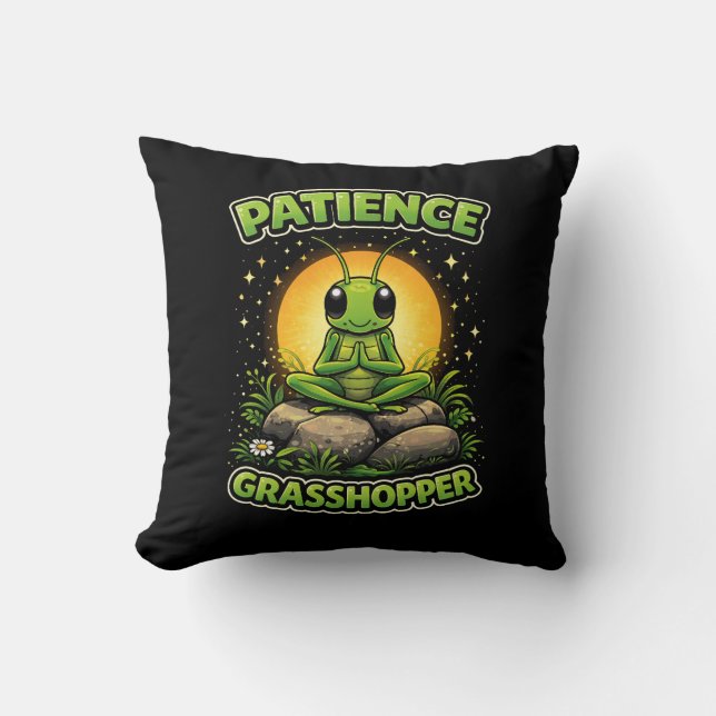 Almofada Patience Grasshopper (Frente)