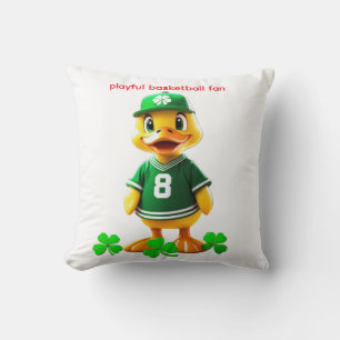 Almofada Pato Amarelo Fofo na Camisa do Celtics – Unreal En