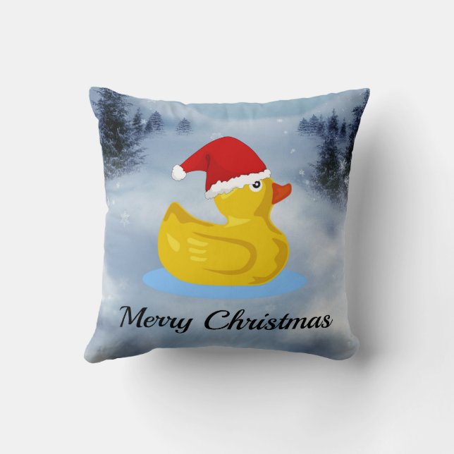 Almofada Pato de Borracha, Feliz Natal, (Verso)