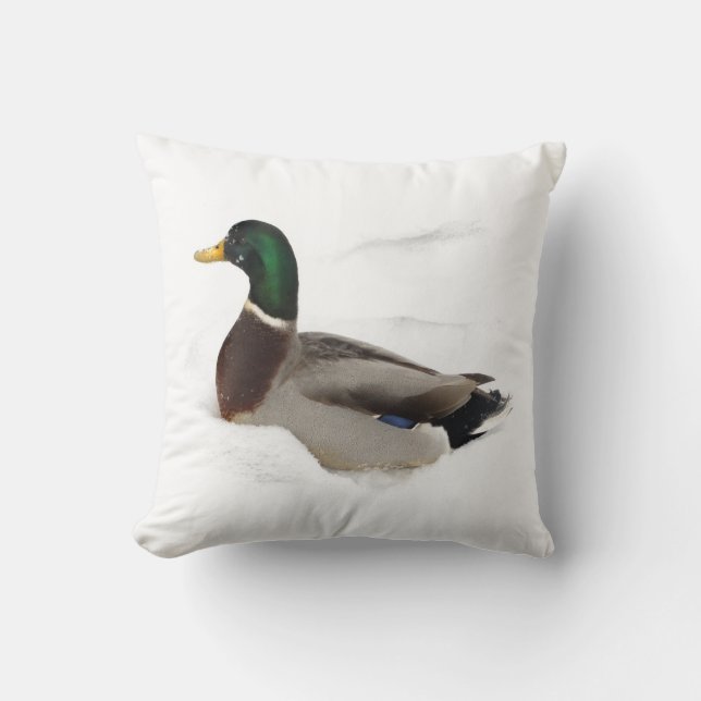 Almofada Pato na neve (Frente)