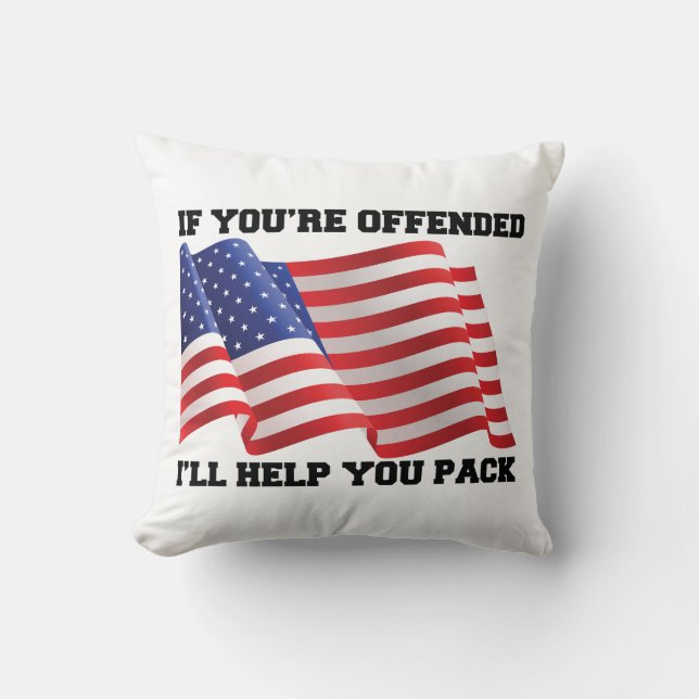 Almofada Patriota Americano (Frente)