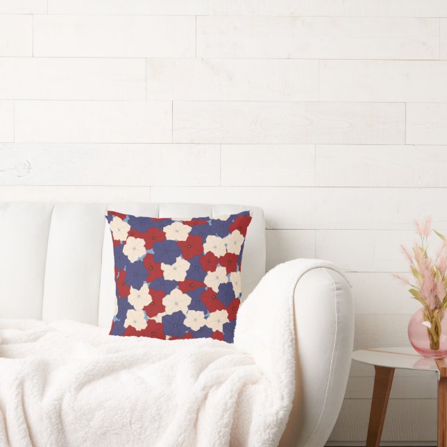 Almofada Patriotic Petunias (Sofá)