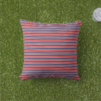 Almofada Patriotic Stripes Outdoor Pillow