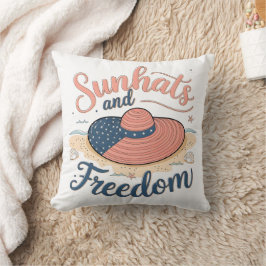 Almofada Patriótico dos Sunhats e Liberdade