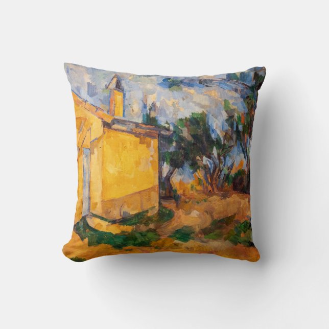 Almofada Paul Cezanne - A Cabana de Jourdan (Frente)
