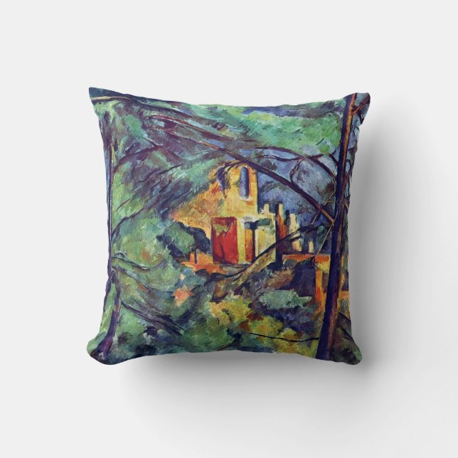 Almofada Paul Cezanne - Chateau Noir O Solar Negro (Frente)