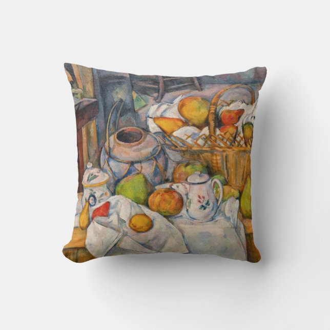 Almofada Paul Cezanne - Natureza Morta com Cesta (Frente)