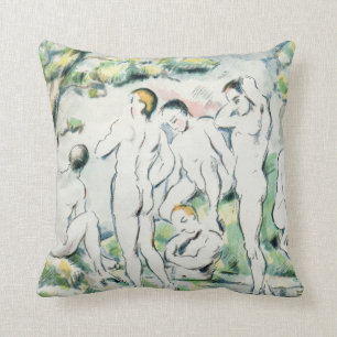 Almofada Paul Cezanne os Bathers, placa pequena