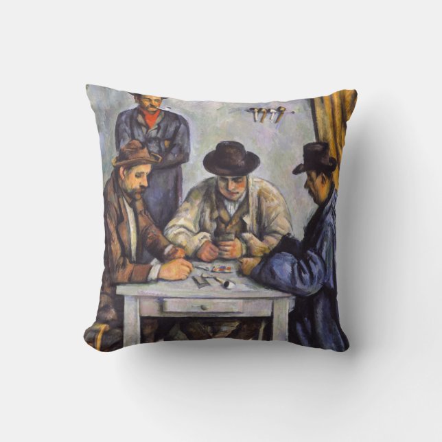 Almofada Paul Cezanne - Os Jogadores De Cartão (Frente)