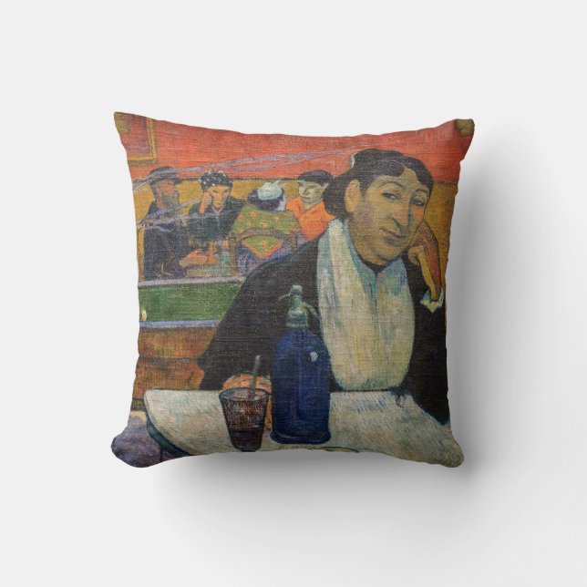 Almofada Paul Gauguin - O Café da Noite, Arles (Frente)