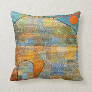 Almofada Paul Klee art: Ad Parnassus