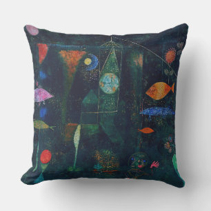 Almofada Paul Klee Fish Magic Abstrato Pintura Gráfica