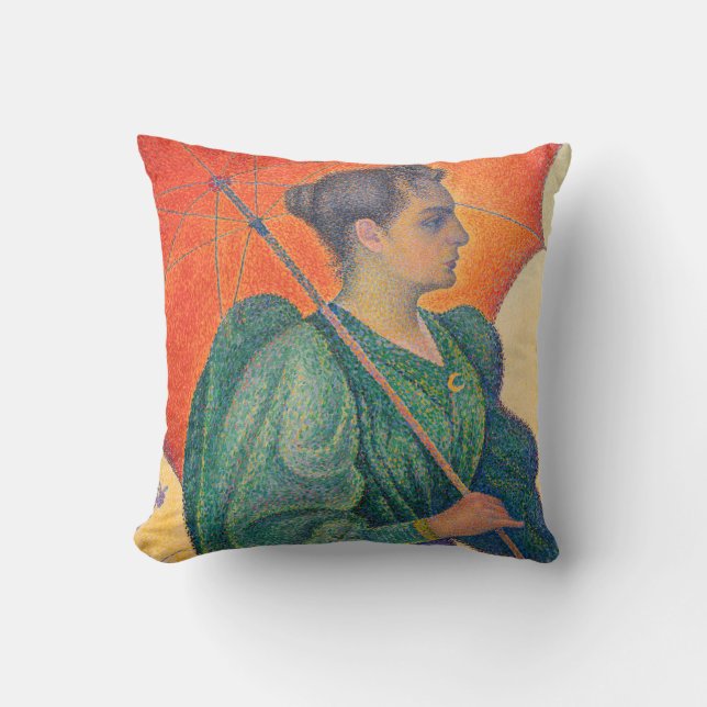 Almofada Paul Signac - Mulher com Parasol (Frente)