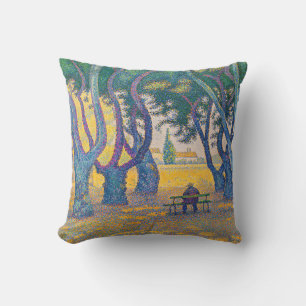 Almofada Paul Signac - Place des Lices, Saint-Tropez