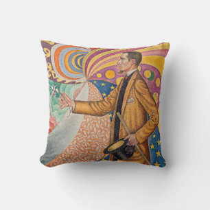 Almofada Paul Signac - Retrato de M Felix Feneon, Opus 217