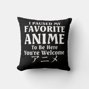 Almofada Pausar Meu Anime Para Estar Aqui Legal Sobre O Fil