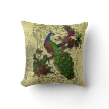 Pavão do vintage no roupa e nos presentes do ramo