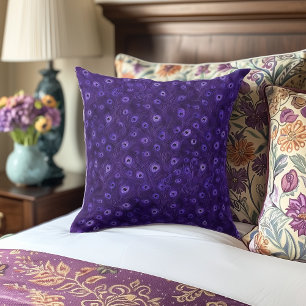 Almofada Pavão Roxo Moderno
