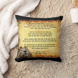 Almofada Pax Christos, Leão com Travesseiro decorativo Isai