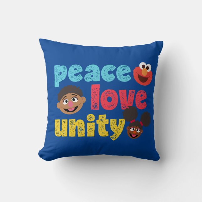 Almofada Paz Amor Unidade (Frente)