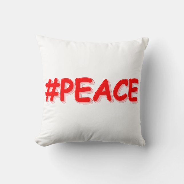 Almofada "#PAZ" Design. Comprar Agora (Frente)