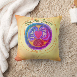 Almofada Paz e Amor Breathe para Ativista