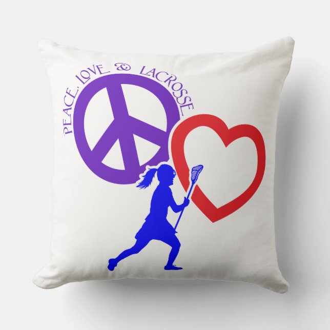 ALMOFADA PEACE-LOVE-LACROSSE (Frente)