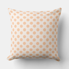 Almofada Peach e Peach Polkadot Patterno leve