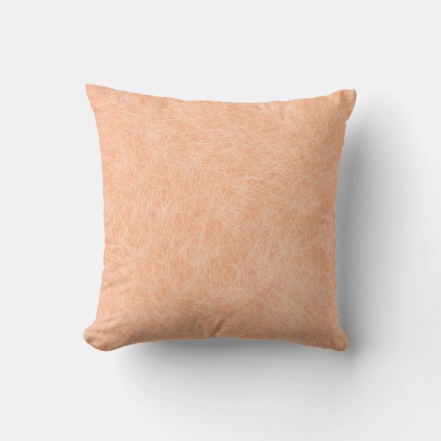 Almofada Peach Fuzz Faux Couro  (Frente)