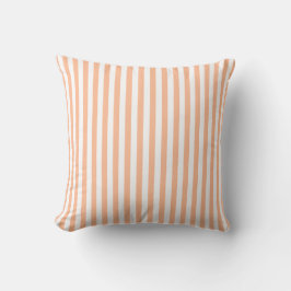 Almofada Peach Fuzz Peach e White Narrow Strirow