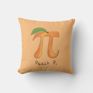 Almofada Peach Pi - Símbolo Professor de Matemática
