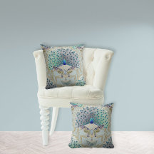 Peacock Art Deco Nouveau Butterfly Elegante Dourad