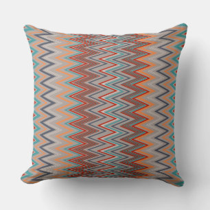 Almofada Peacock Colors Zigzag