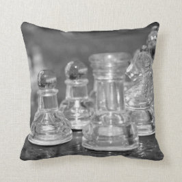 Almofada Pedaços de vidro de xadrez