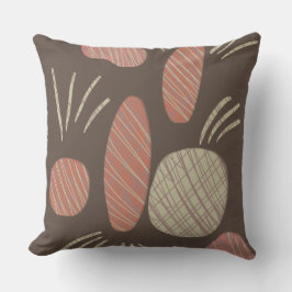 Almofada Pedras de Boulder Abstratas Boho Modernas