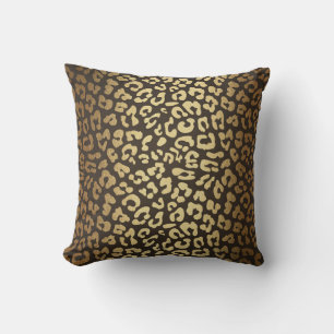 Almofada Peito de Leopardo Impressão de Pele de Animal Mode