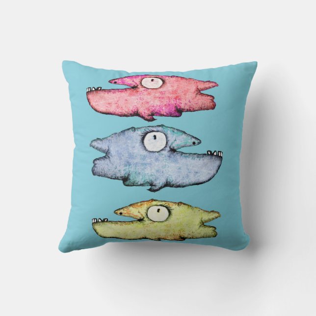 Almofada Peixe Colorido Feliz (Verso)