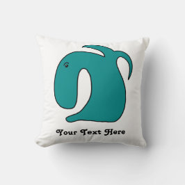 Almofada Peixe magro azul