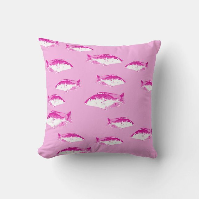 Almofada Peixe rosa (Frente)
